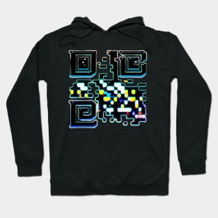 QR code art design Hoodie